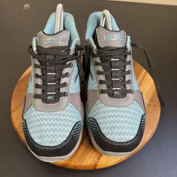 KURU Quantum Blue Gray Shoes Sneakers Comfort Womens Size 8.5 Wide - Picture 4 of 10